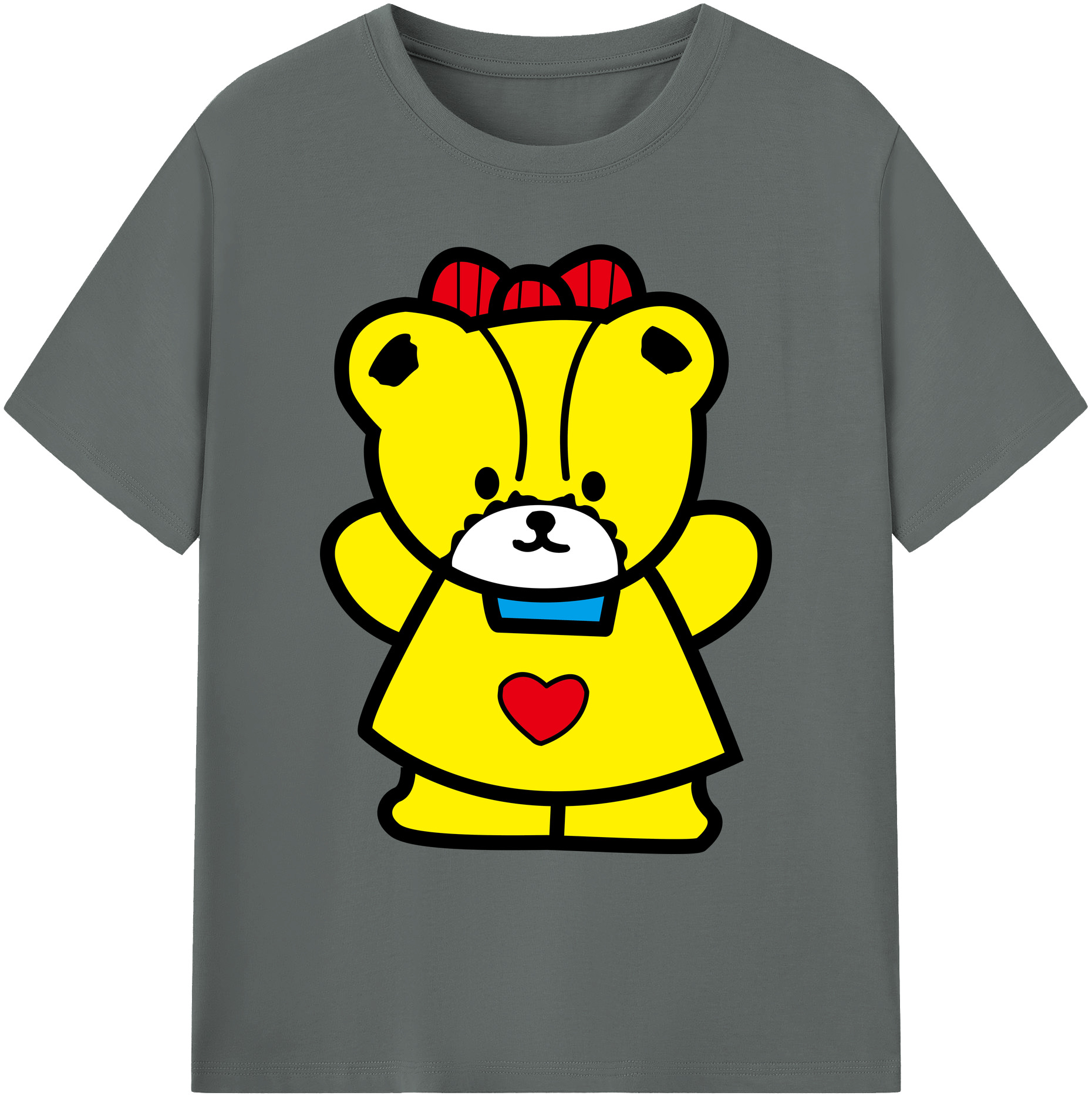 （画像用） Hello Kitty ハローキティ 綿100％ メンズ半袖Tシャツ｜肌触りやわらか＆通気性